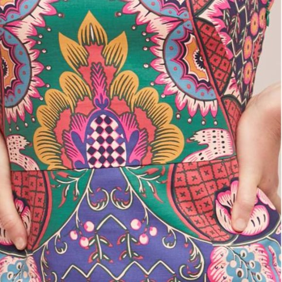 Anthropologie KALEIDOSCOPE COLUMN DRESS - Picture 6 of 7